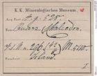 Etiketten zu Quarz (Chalcedon) (NHMW-MIN-Ag528)